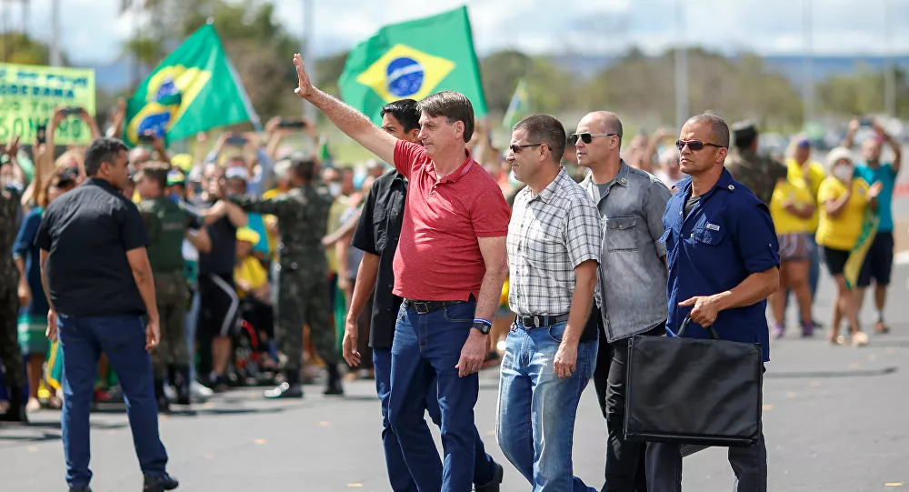 Brezilya Devlet Başkanı Bolsonaro, karantina karşıtı eyleme katıldı