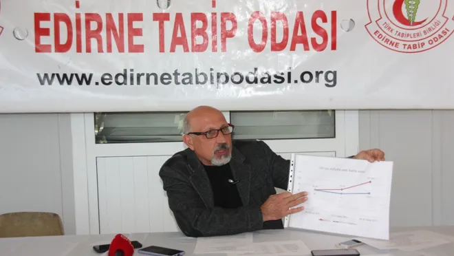 Edirne Tabip Odası Başkanı: Test sayıları kuşku uyandırıyor