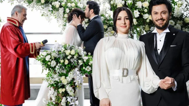Fenomen Yasemin Sakallıoğlu ile yönetmen Burak Yırtar evlendi