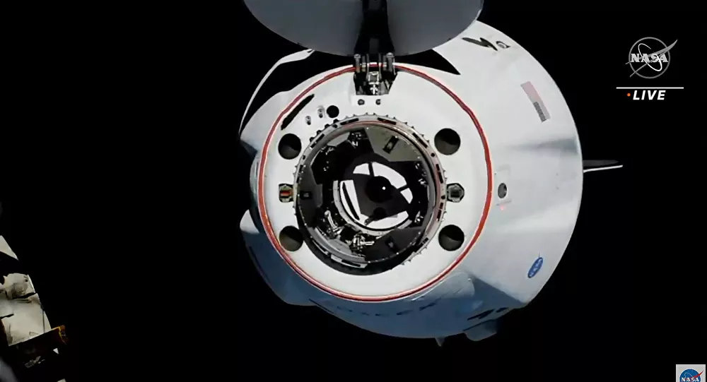 SpaceX'in Crew Dragon mekiği Uluslararası Uzay İstasyonu'na kenetlendi