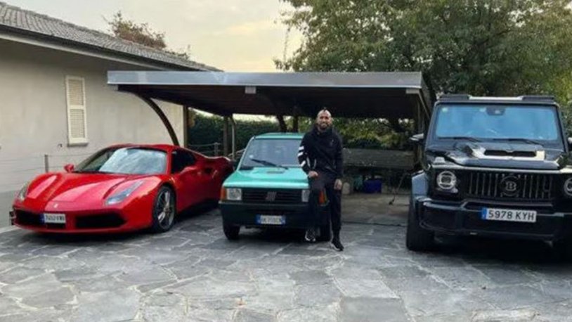 Arturo Vidal'ın 2 bin euro'luk otomobili