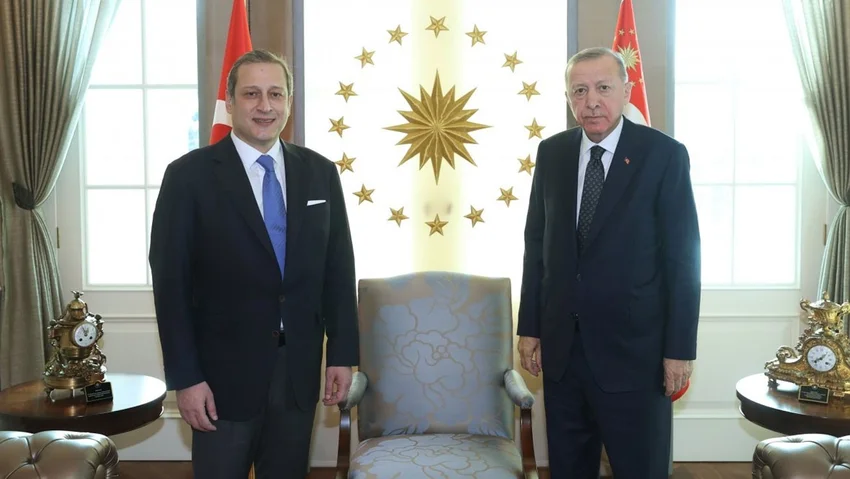 Erdoğan, Burak Elmas ile görüştü