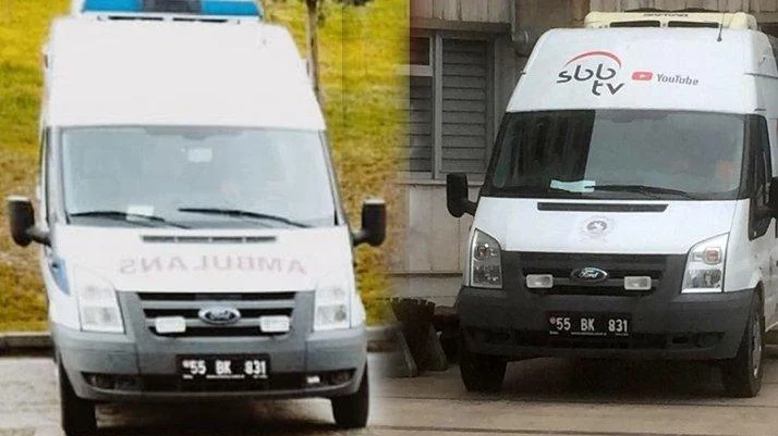 AKP'li başkan, belediyeye ait ambulansı canlı yayın aracı yaptı!