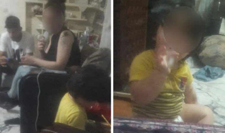 2 yaşındaki çocuğuna sigara içirmişti: Yakalanması için çalışma başlatıldı