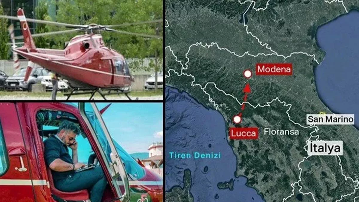 İtalya'da düşen helikopter bulundu: 4'ü Türk 5 kişinin cansız bedenine ulaşıldı!