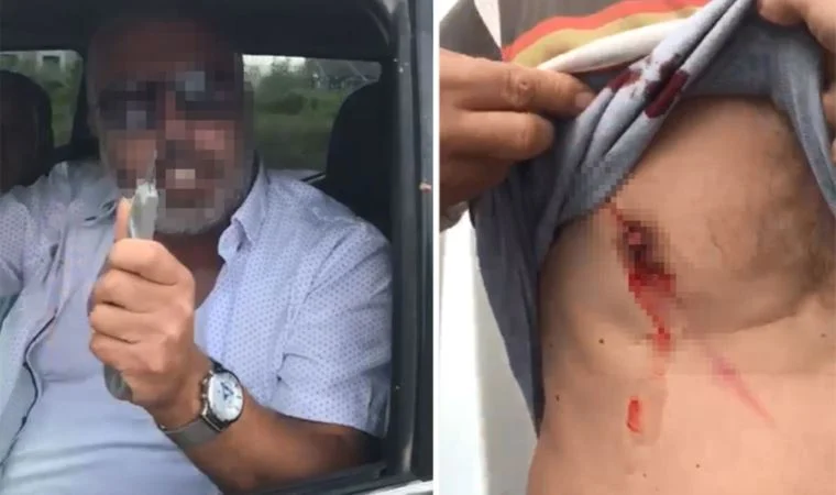 Trafikte tartıştığı 3 kişiyi falçatayla yaraladı: 'Doğrarım' diye tehdit etti