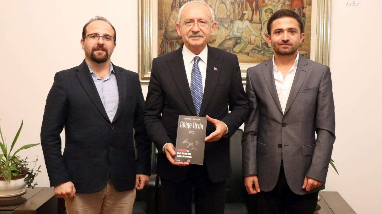 Kılıçdaroğlu 'Gölge Ordu-SADAT’ın Sır Perdesi Aralanıyor' kitabının yazarlarıyla buluştu
